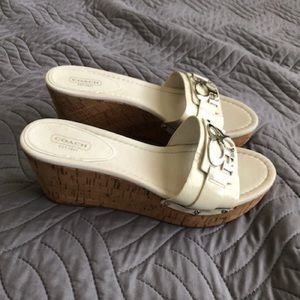 Coach wedge women’s size 10B very good condition
